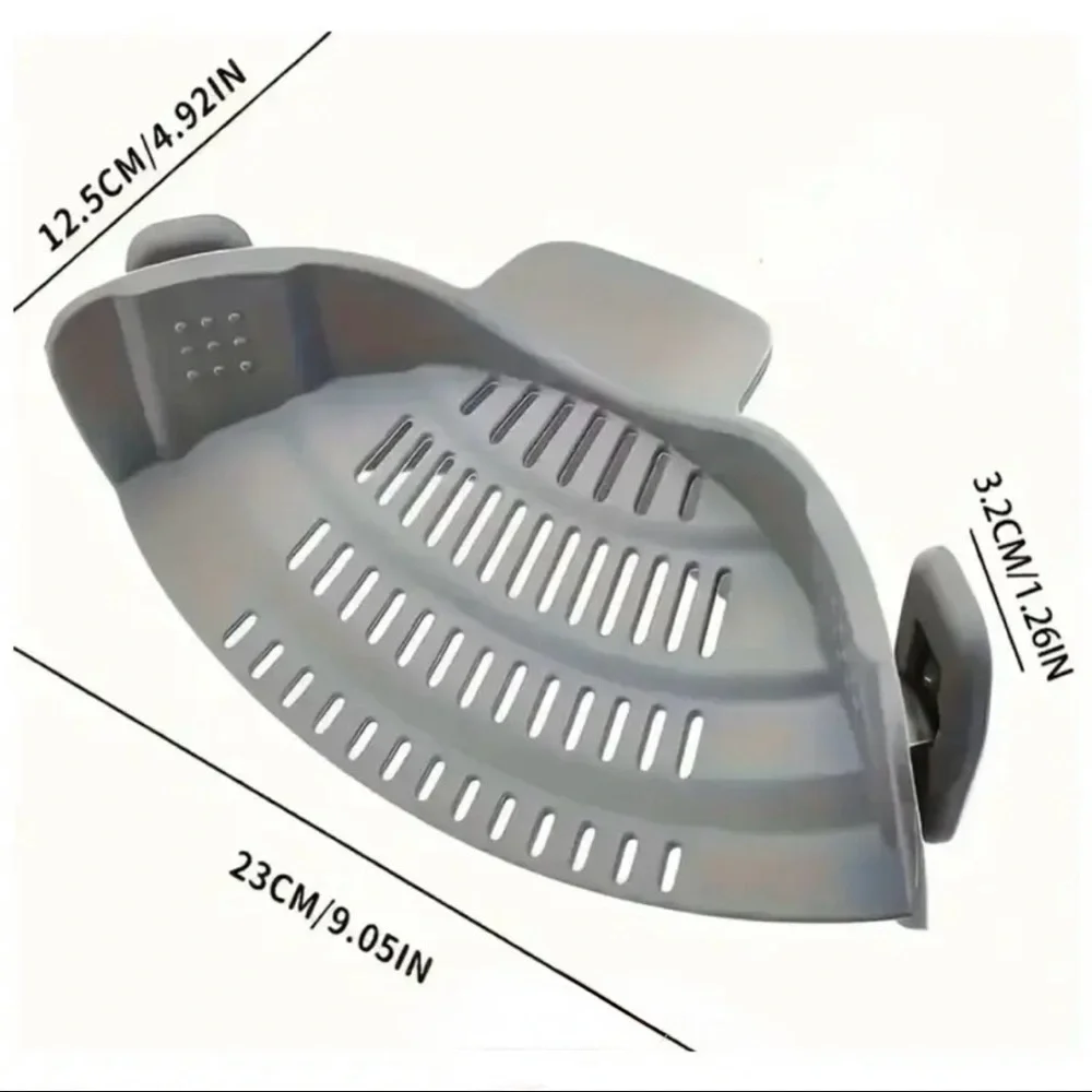 Silicone Strainer Clip For Pots Stainless Steel Finger Guard Kitchen Grater